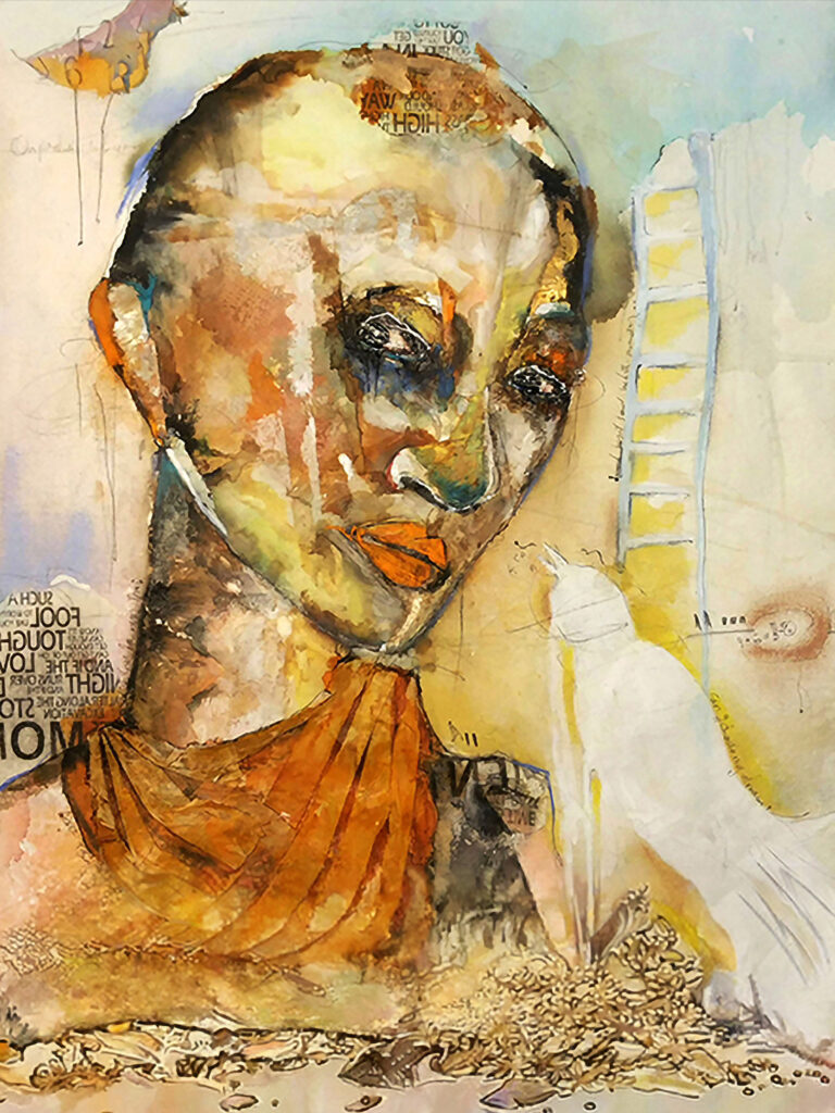 Colour Inks on paper 100x70 cm